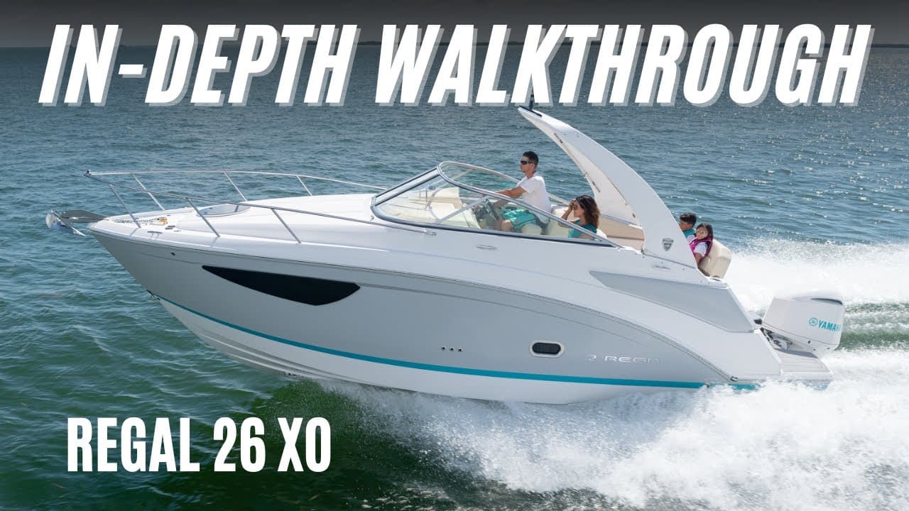 Regal Boats 26 XO Walkthrough