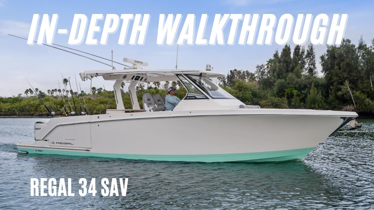 Regal 34 SAV Walkthrough: One Hull That Fishes, Hosts, and Sleeps Four