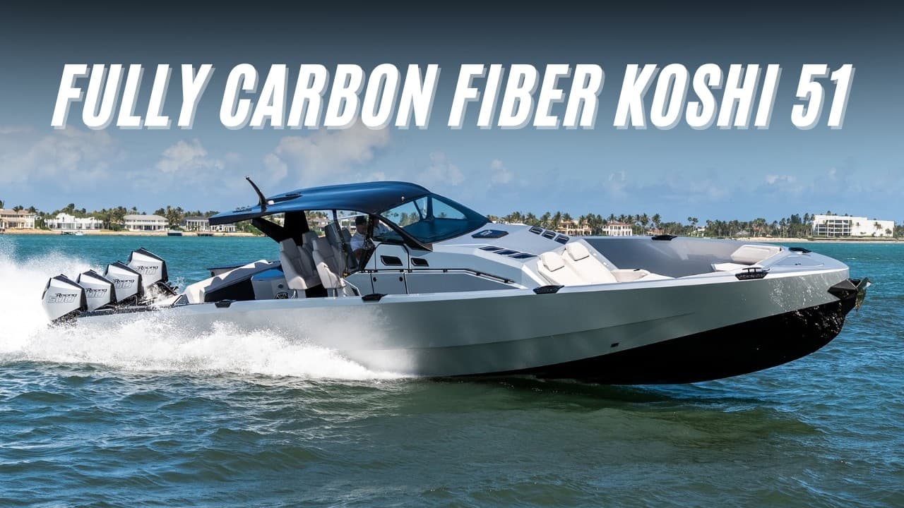 Koshi 51 Walkthrough: 2,000 Horsepower on a Full Carbon Fiber Hull